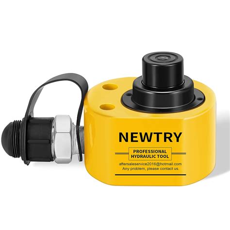 NEWTRY 10 Ton Low Profile Hydraulic Ram Jack Multi Section Stoke 26mm 1