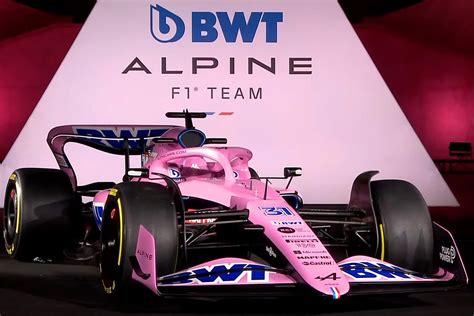 F Alpine Utilizar Pintura Rosa Nas Primeiras Corridas De Veja