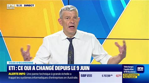 Doze d économie ETI ce qui a changé depuis le 9 juin 19 07