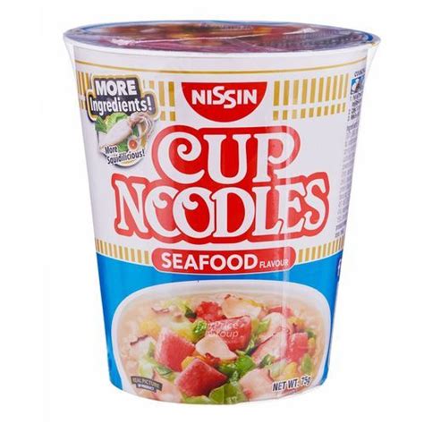 Nissin Instant Cup Noodles Seafood 75g Shopee Singapore