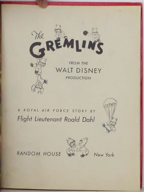 The Gremlins | Roald Dahl | 1st Edition