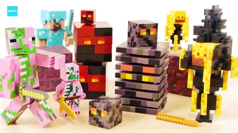 マインクラフト ネザー 敵モブ アクションフィギュア レゴ ／ Minecraft Figure Set And Lego マイクラ