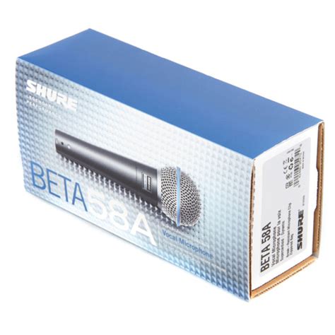 Shure Beta 58A Dynamic Microphone Ex Demo Gear4music