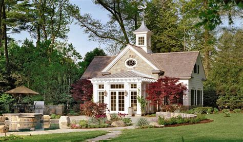 Colonial Pool House Vanderhorn Architects