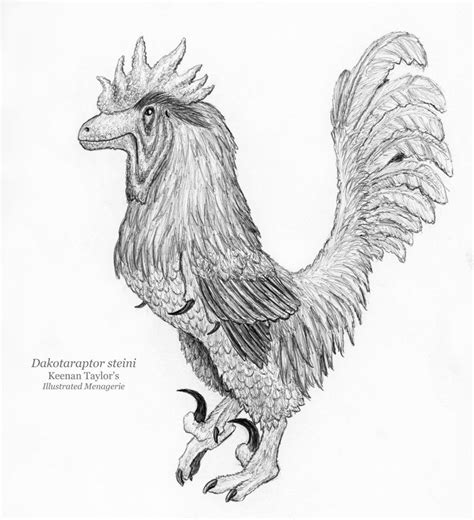 Inktober Day 5 Chicken By Illustratedmenagerie Prehistoric Animals