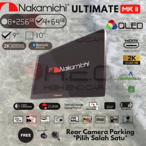 Jual Nakamichi Na I Ultimate Mk Ii Inch Head Unit Android