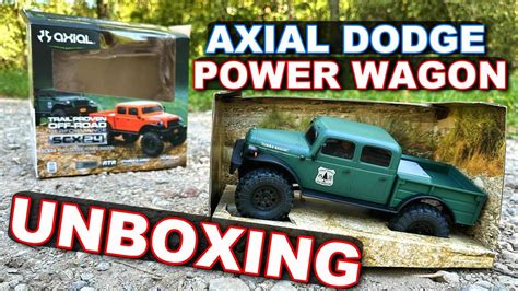 Axial SCX24 Dodge Power Wagon 4WD Rock Crawler UNBOXING YouTube