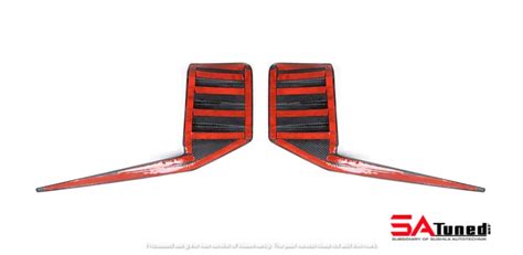 Satuned Bmw G M M Performance Style Dry Carbon Fiber Rear Bumper