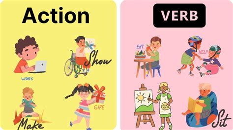 Action Verbs In English With Sentences Daily English Action Verbs For Beginner English Action