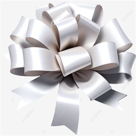 White Gift Bow Shirt Designs Design Elements Asset Design PNG