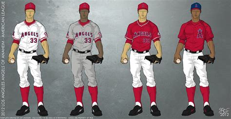 Anaheim Angels Uniforms