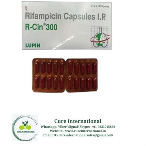 Rifampicin R Cin 300 Mg Capsule At Rs 50 Stripe Rifadin In Nagpur