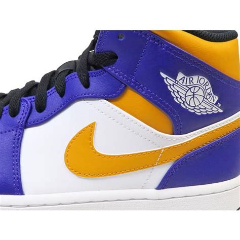 Nike Air Jordan Mid Lakers Dark Concord Taxi