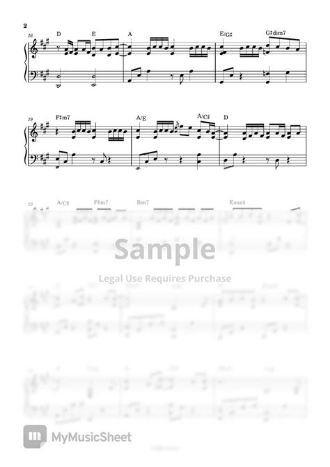 Jay Chou Piano Sheets By Ohmyjohny