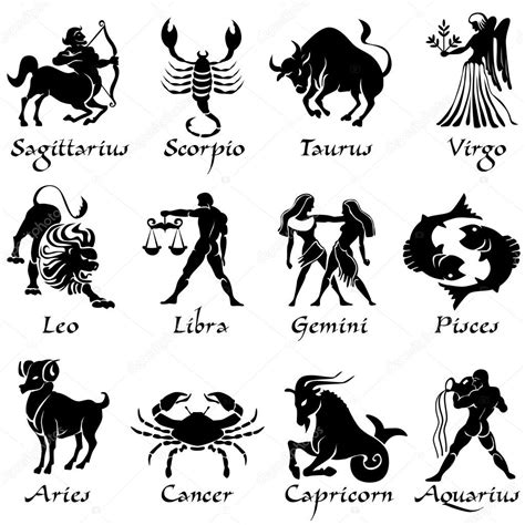 Zodiac Sign Set — Stock Vector © Bogalo 8399793