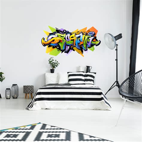 Sticker Graffiti Multi Couleurs Stickers Art Et Design Graffitis