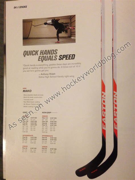 Easton Mako 2 Hockey Stick – Hockey World Blog