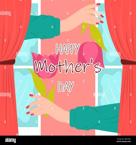 Happy Mothers Day Card Stock Vector Image And Art Alamy