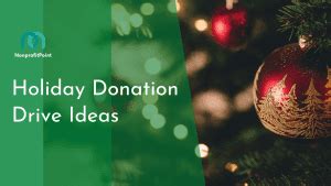 13 Holiday Donation Drive Ideas To Consider For Your Next Fundraising ...