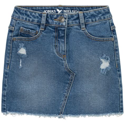 Mädchen Jeansrock mit Used Details BLAU von Ernstings Family für 17 99