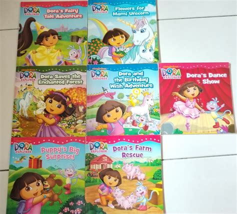 Dora the Explorer (7 books), Hobbies & Toys, Books & Magazines ...