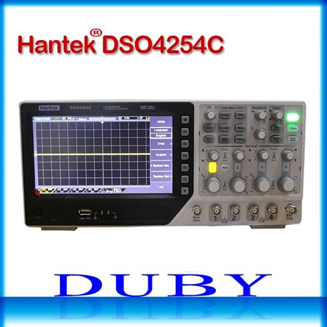 Hantek osciloscópio dso4254c 4ch 1gs s taxa de amostra 250mhz