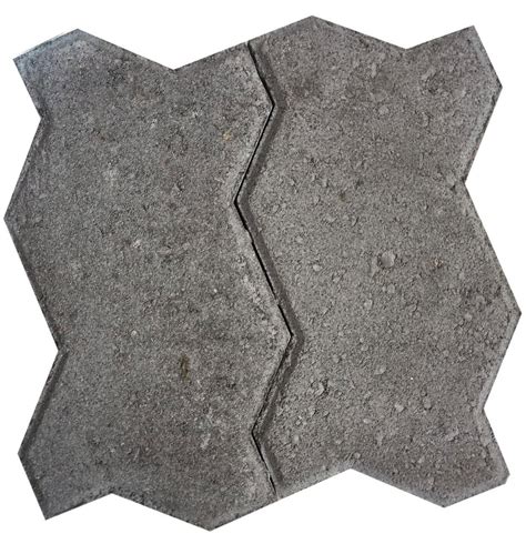 Concrete Grey Zig Zag Paver Block M40 M45 M50 PWRD Required Dimensions