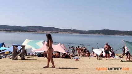 Brunette Dancing Full Naked In Public Festival