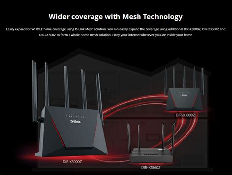 D Link DIR X3000Z AX3000 Mesh Gigabit Wireless Router GS Premium Stores