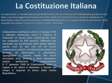 Ppt La Costituzione Italiana Powerpoint Presentation Free Download