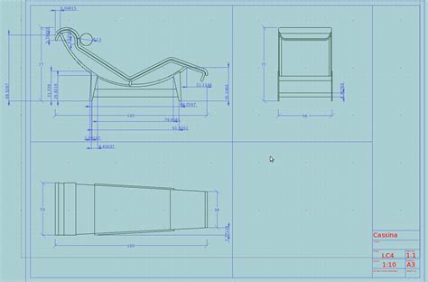 Le Corbusier Chaise Lounge Dimensions