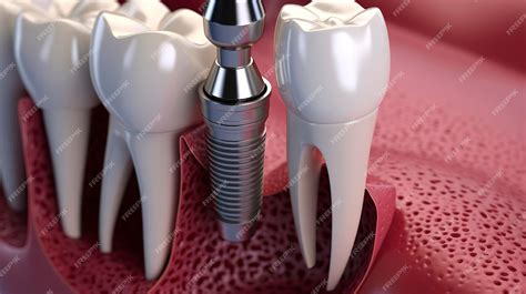 Premium AI Image | Dental Implant Procedure Steps