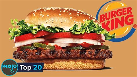 Top 20 Best Burger King Menu Items Youtube