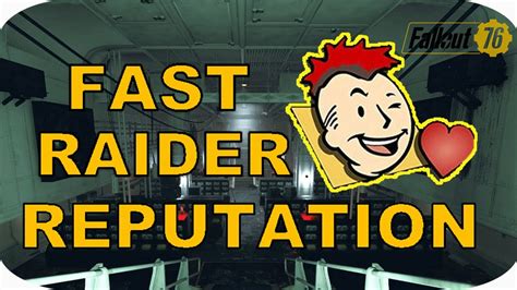 ULTIMATE RAIDER REPUTATION GUIDE Fallout 76 Wastelanders DLC YouTube