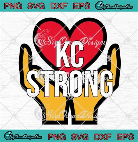 KC Strong Pray For Kansas City SVG - Kansas City Strong SVG PNG, Cricut File