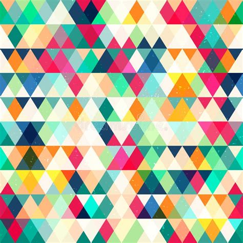 Triangle Seamless Pattern Stock Vector Illustration Of Pillow 165621367