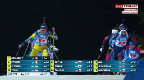 Biathlon Replay Relais Femmes De Kontiolahti Vid O Dailymotion