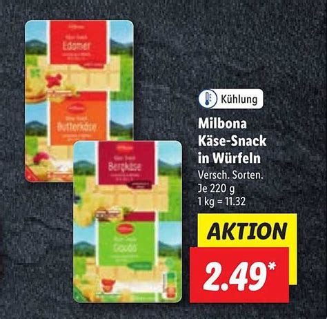 Milbona K Se Snack In W Rfeln Angebot Bei Lidl