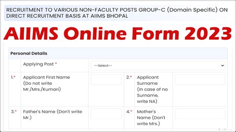 AIIMS Bhopal Group C Recruitment 2023 Notification Released For 357