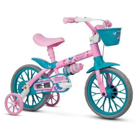 Bicicleta Infantil Aro 12 Rodinhas Nathor Charm De 3 A 5 Anos No