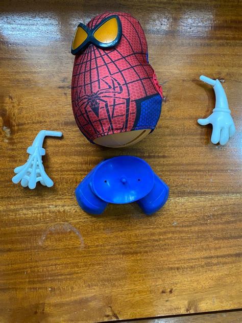 Rare Spiderman Mr Potato Head Spider Spud Toy Story Figure Spiderverse