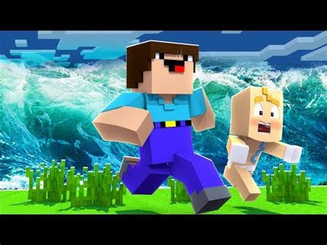 Sobrevive A Un Tsunami En Minecraft Youtube