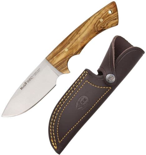 Muela Rhino Fixed Knife Steel Full Tang Drop Blade Olive Wood