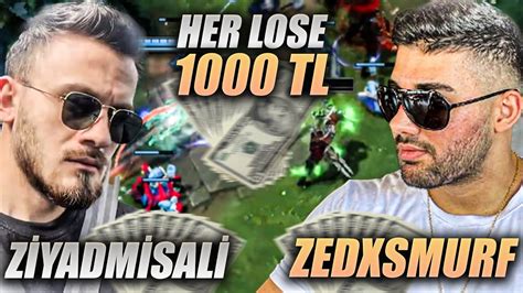 HER LOSE 1000 TL Zedxsmurf W ZiyadMisaliOfficial YouTube