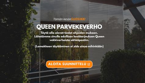 Parvekeverhot Visor Queen SOL Kaihdin Oy