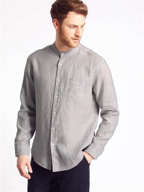 Buy Marks Spencer Men Grey Regular Fit Linen Casual Shirt Shirts