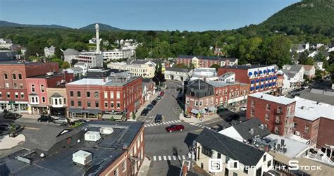 Overflightstock Buildings Carts And Streets In An Old New England