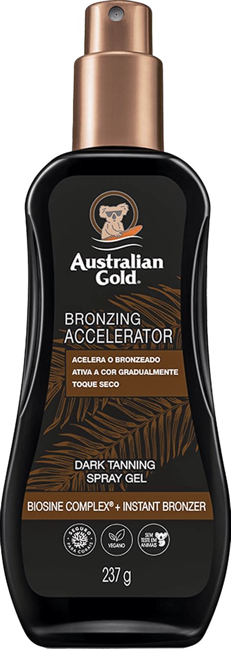 Spray Bronzeador Australian Gold Dark Tanning Accelerator Spray With