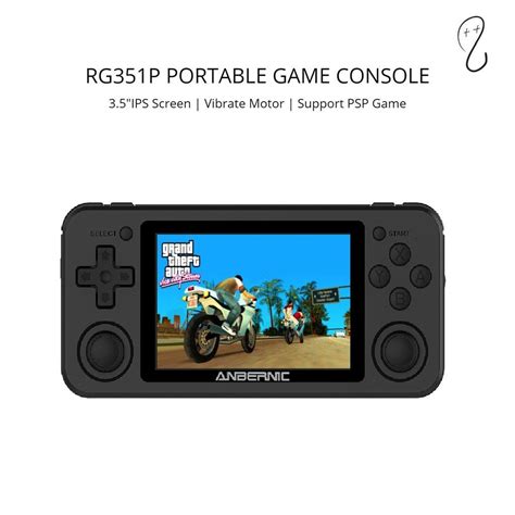 ANBERNIC RG351P Game Console 64GB Retro Gaming Console PSP NDS PS1 N64