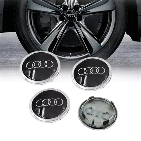 4X 69MM AUDI Cache 4B0601170A Jantes Couvercle Moyeux Centre Roue A3 A4